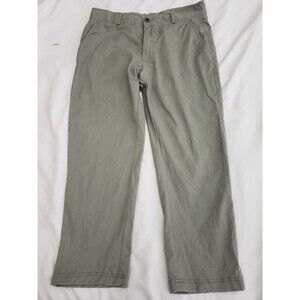 I Love Ugly Mens Size Medium Olive Green Stretch Cotton Kobe Slim Cropped Pants